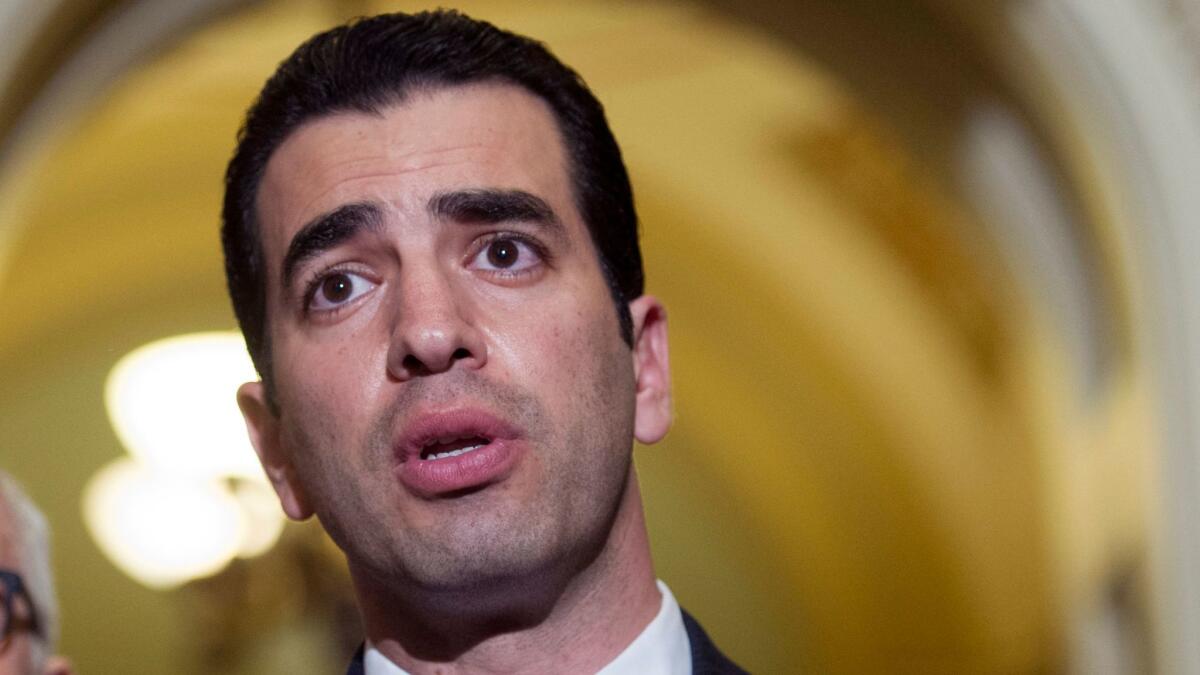 Nevada Rep. Ruben Kihuen, seen in a 2016 file photograph, is the latest lawmaker to say he won't seek reelection after being accused of inappropriate behavior toward women.
