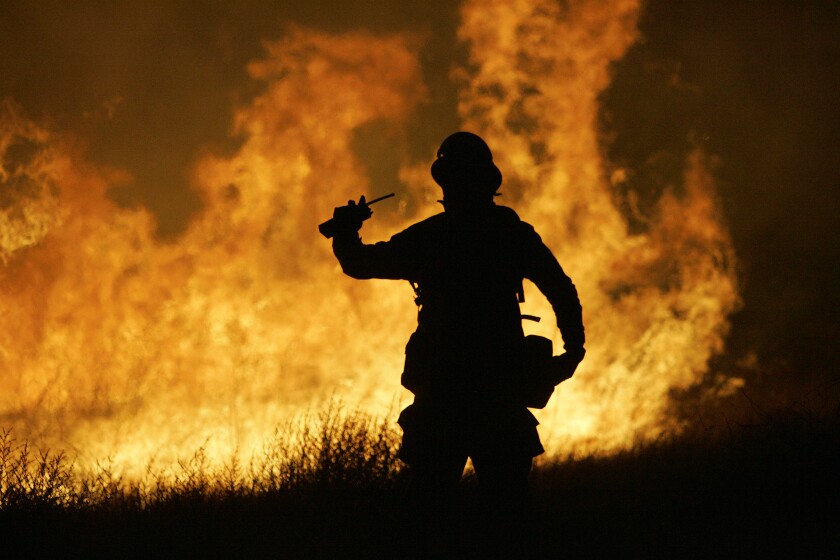 The Harris Fire in October 2007 was one of the most destructive wildfires in California history.