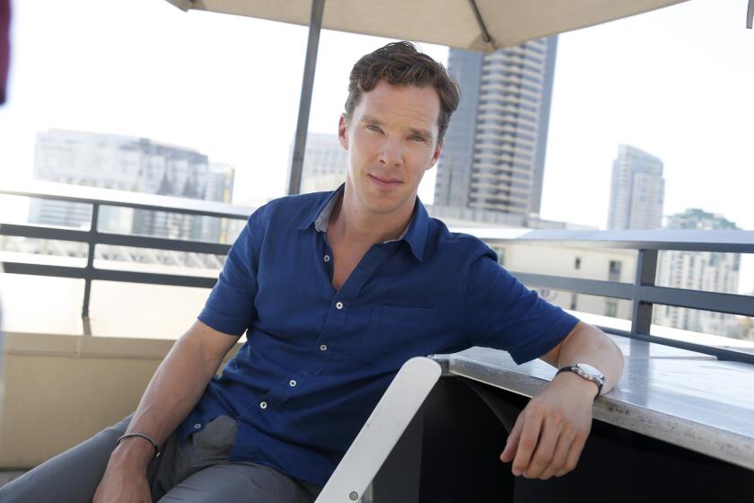 Benedict Cumberbatch at the Hard Rock Hotel in San Diego during Comic-Con on July 24, 2014.
