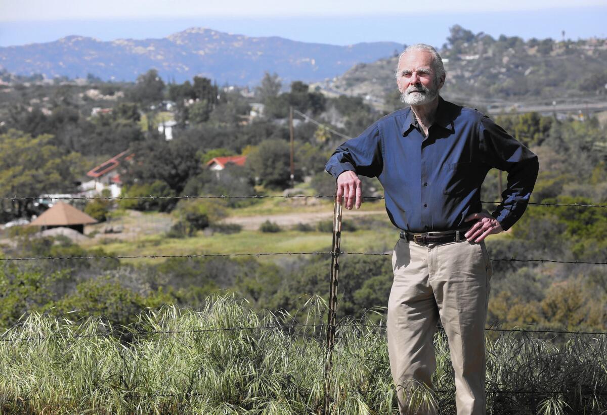 Duncan McFetridge opposes a plan that would allow denser development in parts of the Cleveland National Forest.