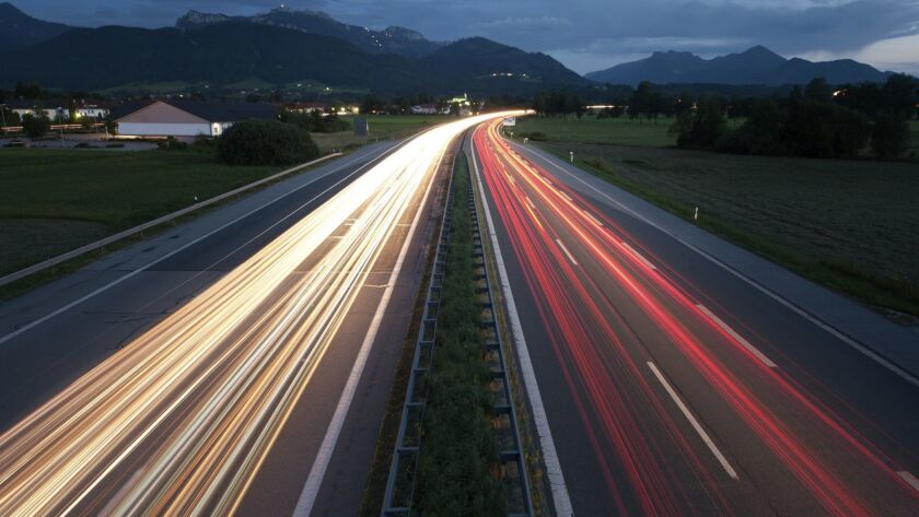 German autobahn A8. Getty Images. ** TCN OUT ** ORG XMIT: CHI1305241723134696