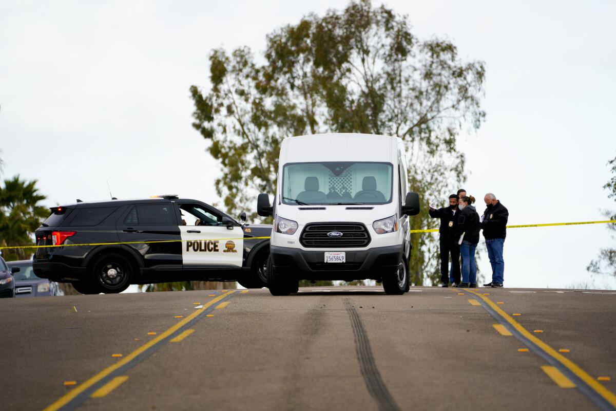 Investigators are searching for a gunman who shot a private investigator in Chula Vista on Monday night.