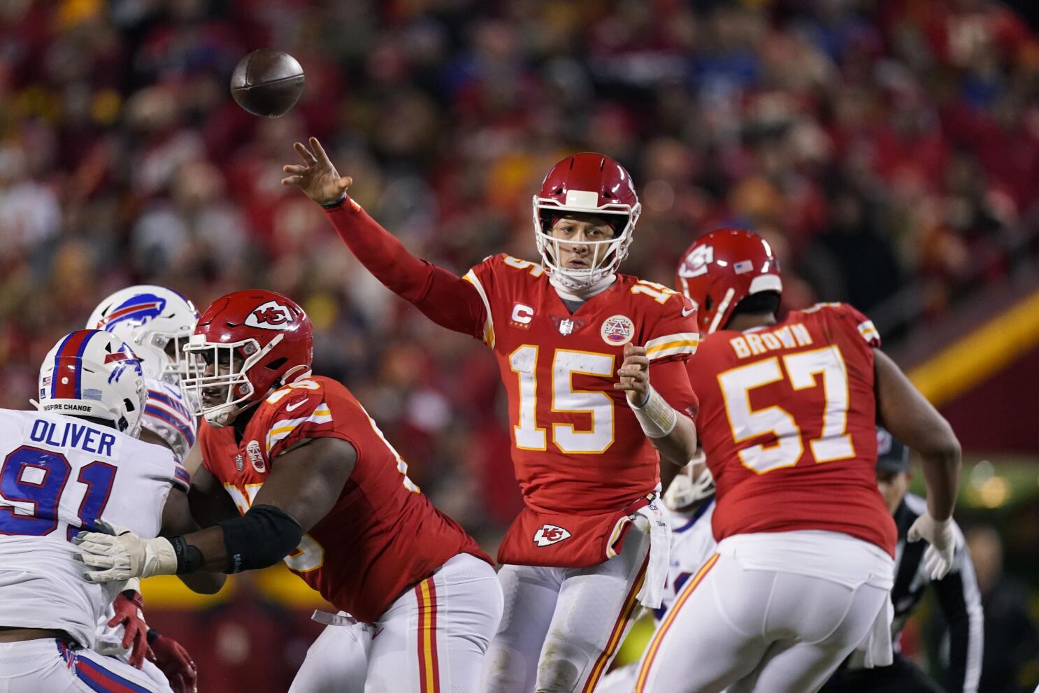 Kansas City Chiefs top Buffalo Bills in overtime in NFL playoff game