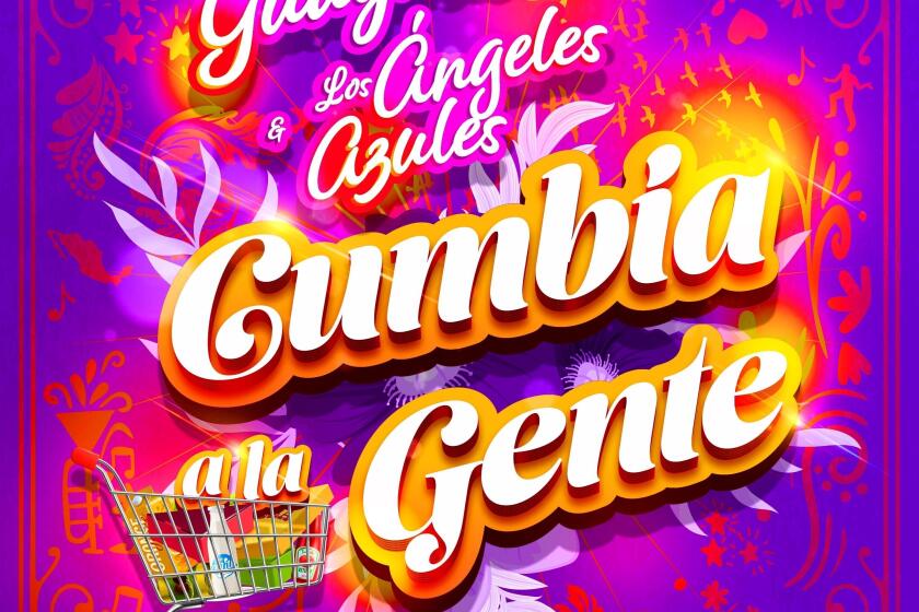 En esta imagen difundida por Universal Music Latin, la portada del sencillo "Cumbia a la gente" de Guaynaa y Los Ángeles Azules, lanzado el 22 de abril. (Universal Music Latin vía AP)