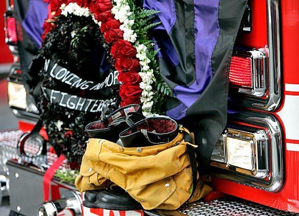 Brent Lovrien, Los Angeles, firefighter, funeral