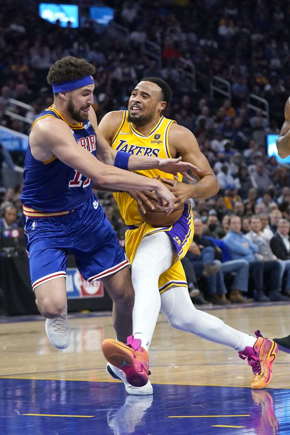 Talen Horton-Tucker scores 40 points, but depleted Lakers fall to Warriors  – Orange County Register
