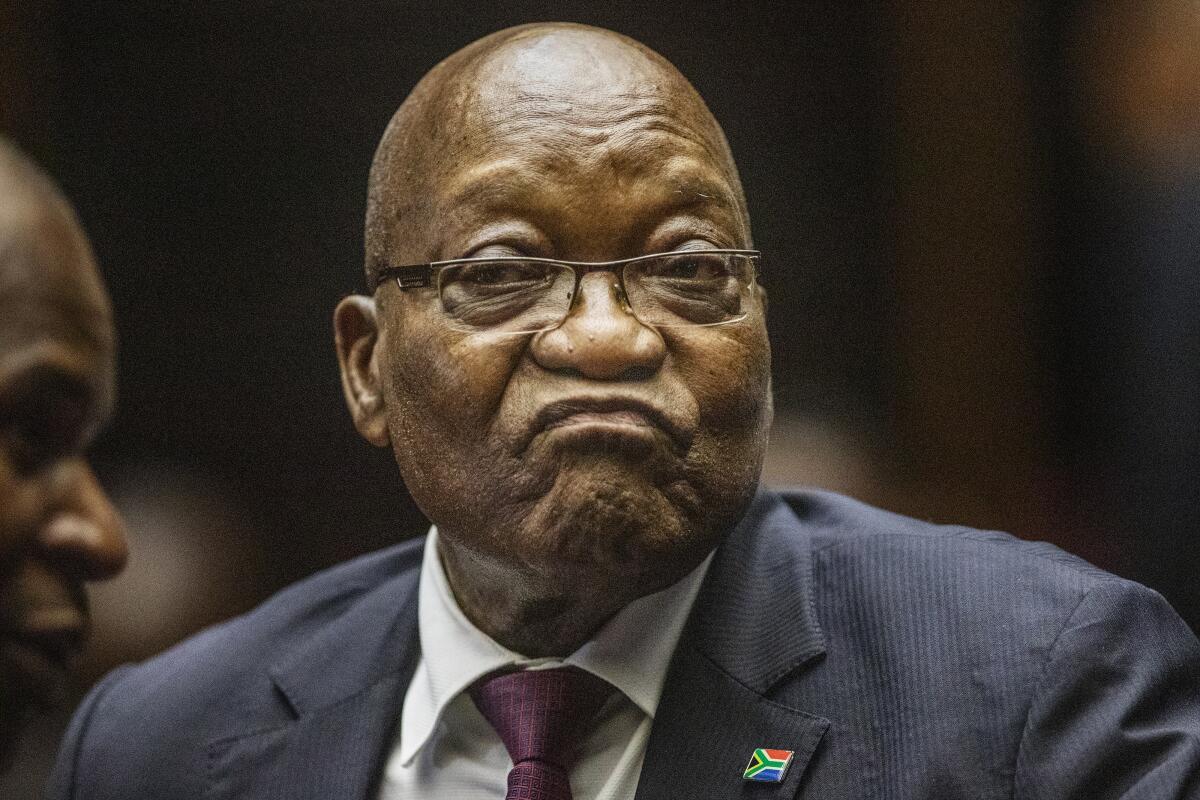 Former South African President Jacob Zuma has denied charges of corruption, money laundering and racketeering related to a controversial 1999 arms deal.