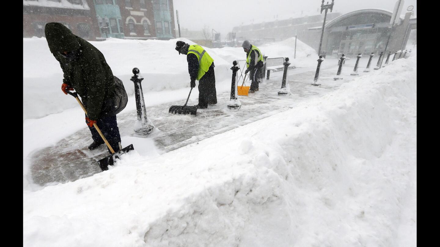 Boston buried in snow