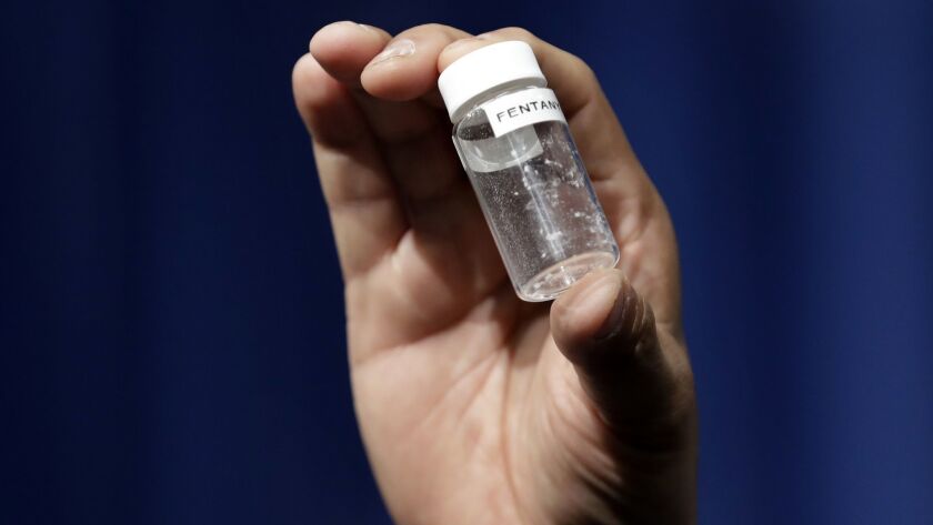 The amount of fentanyl in this vial can cause a fatal overdose.