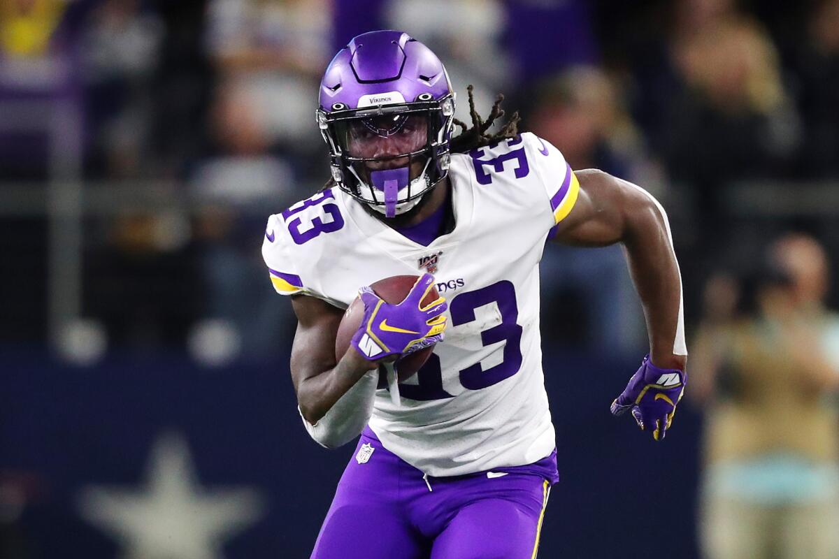 Minnesota running back Dalvin Cook should open up some play-action opportunities for the Vikings.
