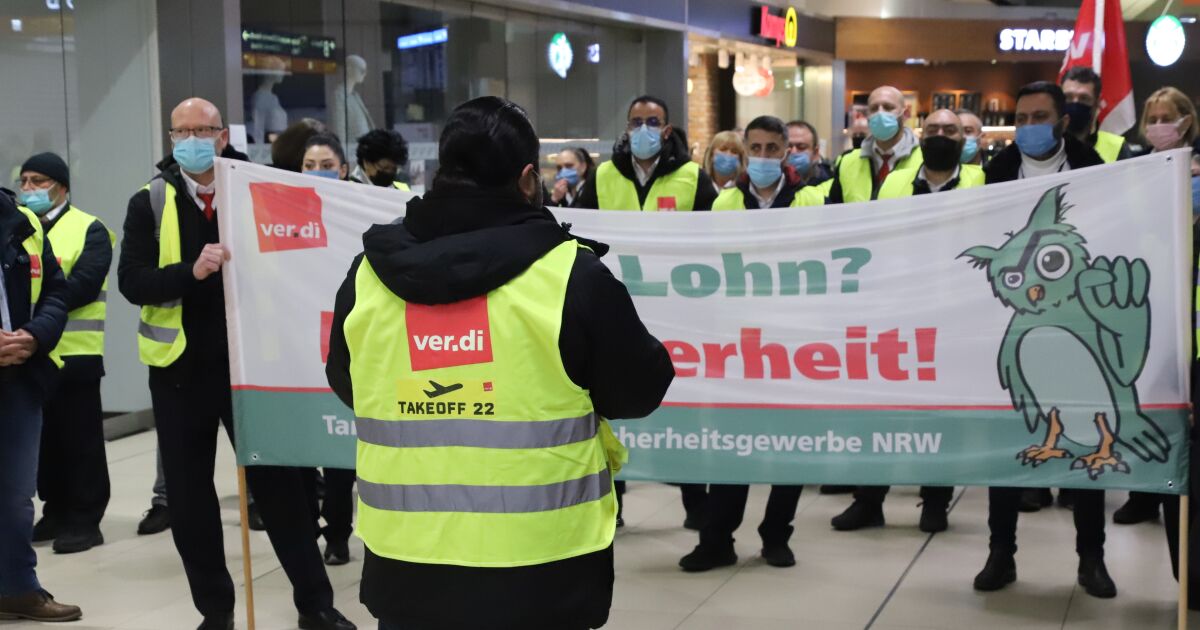 Streikbedingte Flugausfälle an deutschen Flughäfen